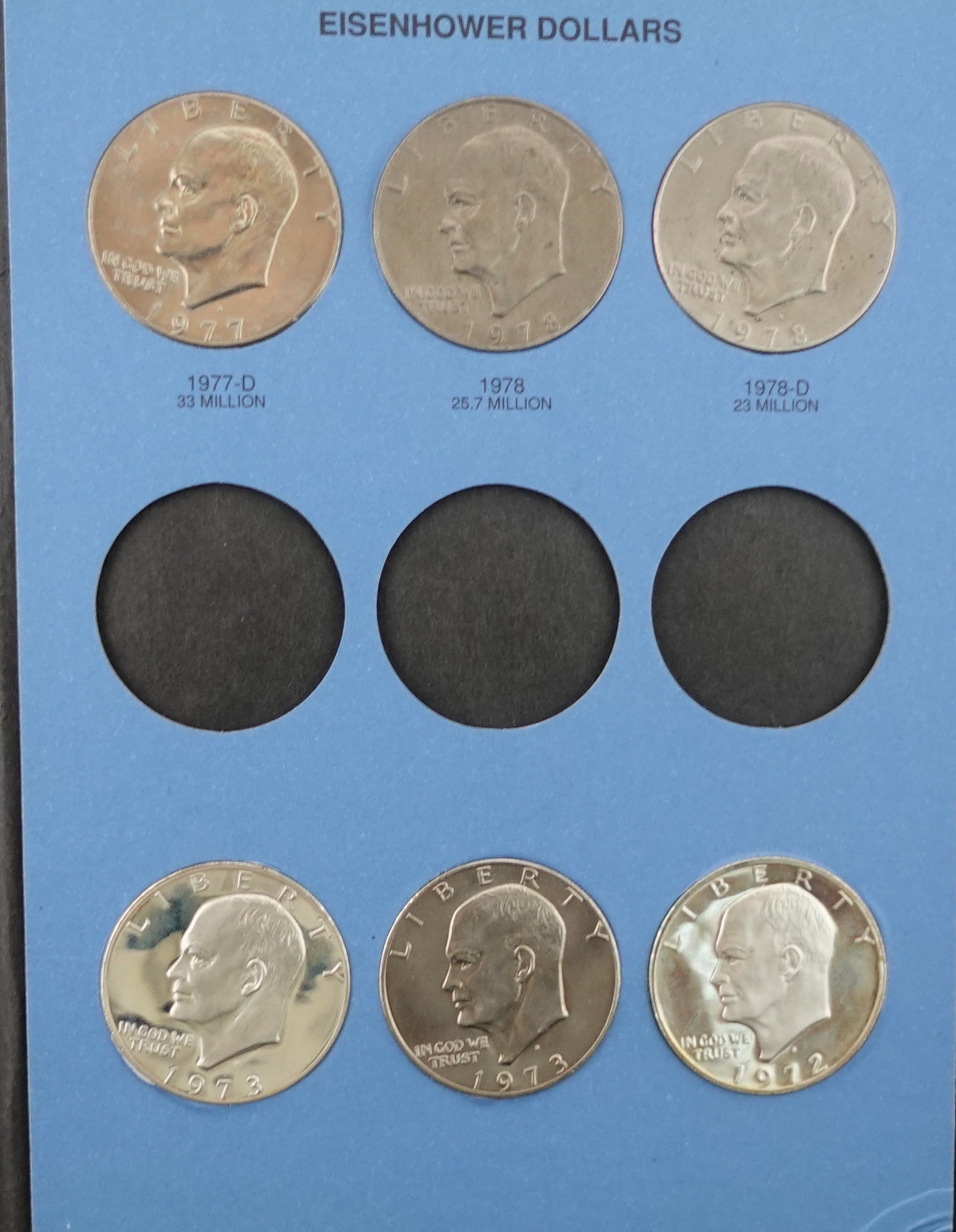 Whitman Ike and Susan B Anthony Dollars - 3