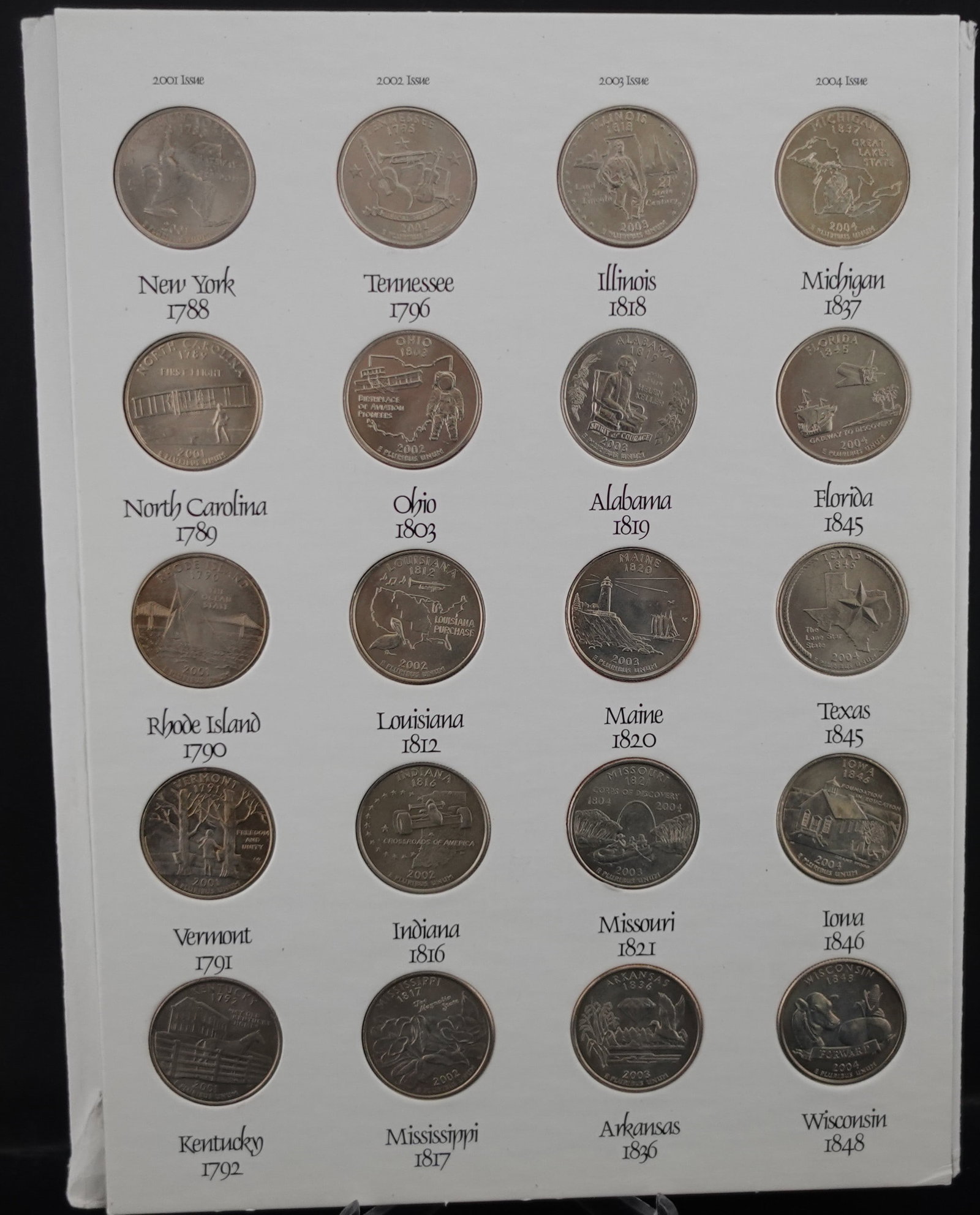 1999-2008 50 State Commemorative Quarters Set - 3