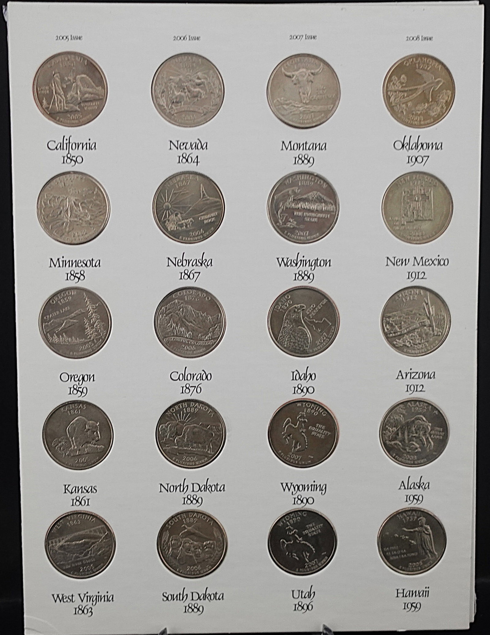 1999-2008 50 State Commemorative Quarters Set - 4