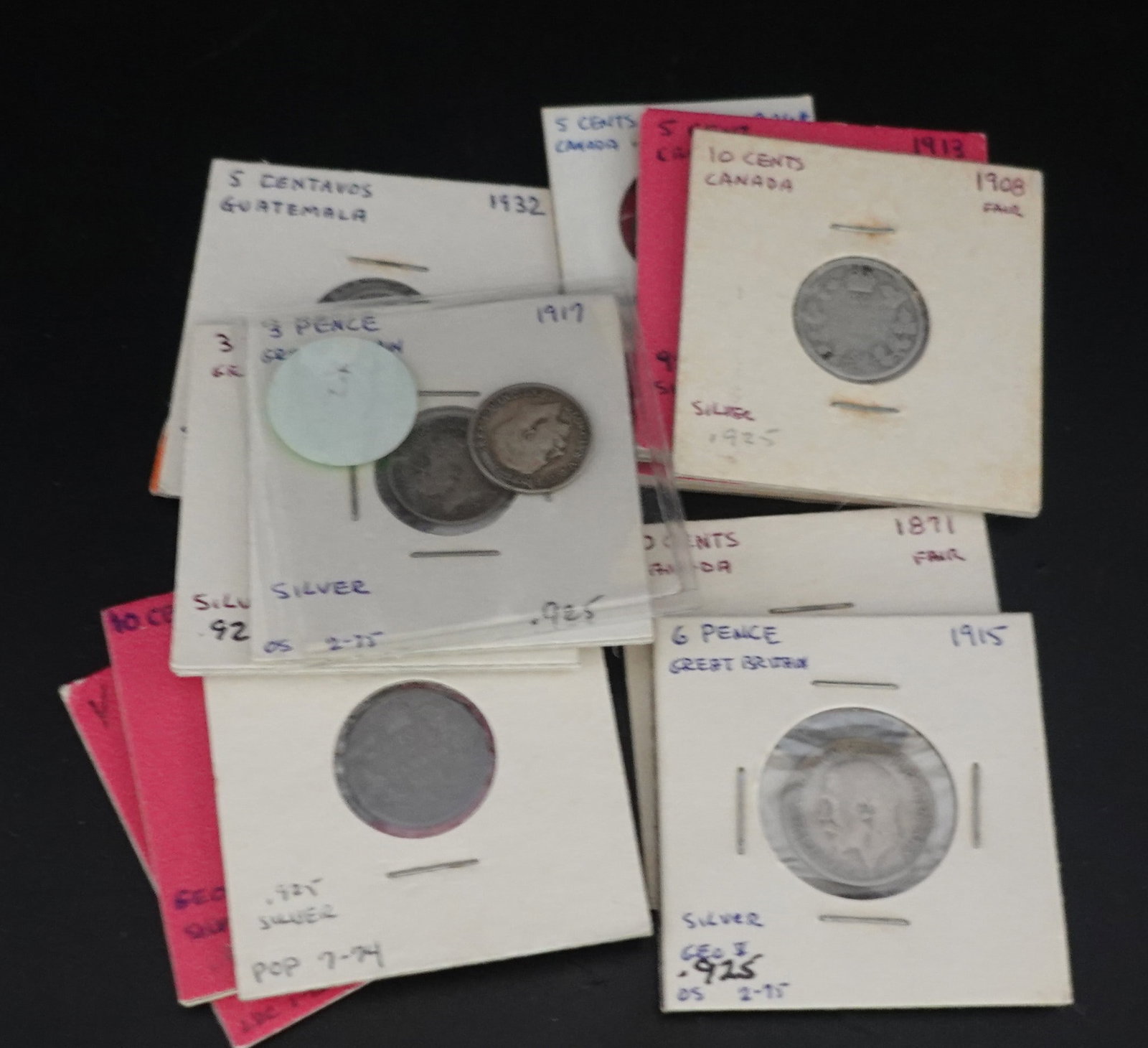 Large Lot of Foreign Silver Coins (1 of 1)