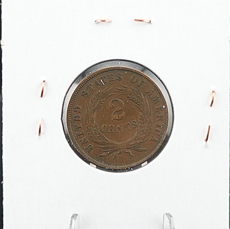 1866 2 Cent Peice - 2