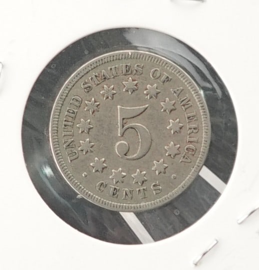 1868 Shield Nickel - 2