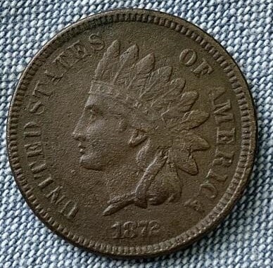 1872 Indian Head Cent - 3