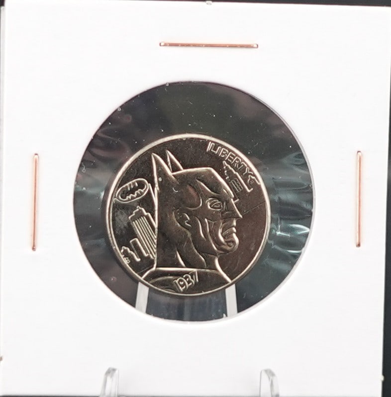 Batman Hobo Nickel: Gorgeous Coin! Great Luster and Details Low Estimate: 30.00 High Estimate: 50.00