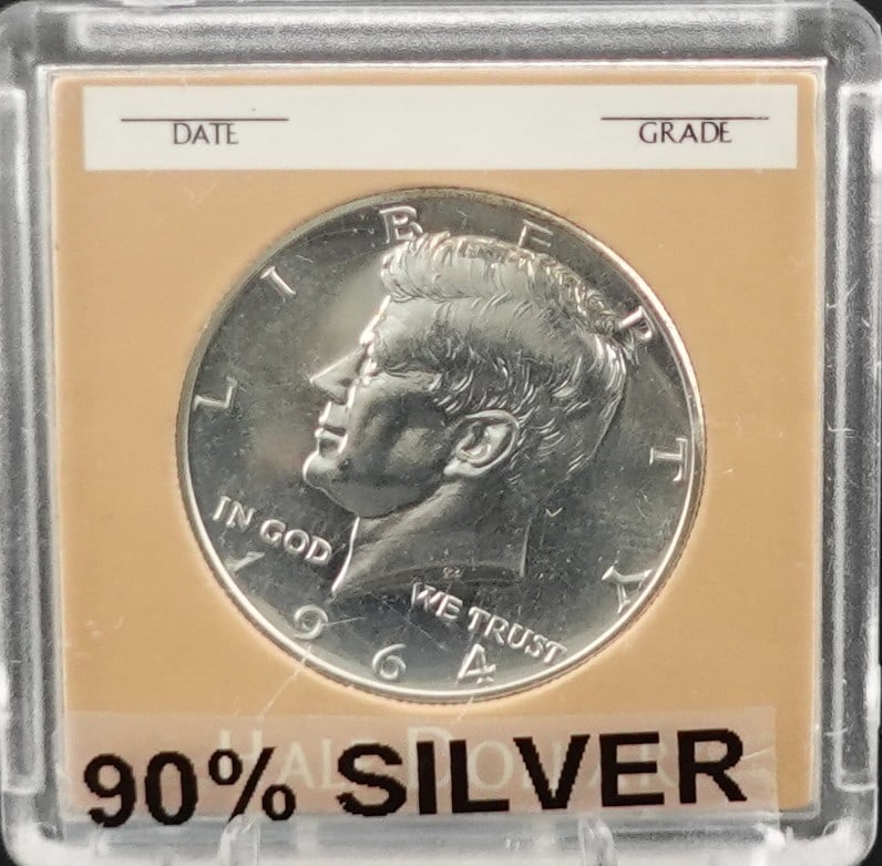 1964 Kennedy Half Dollar: Looks to be Heavy Accent Hair. Great Proof Coin! Low Estimate: 30.00 High Estimate: 50.00