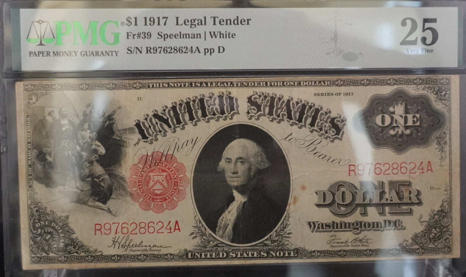 1917 $1 US Legal Tender (1 of 2)