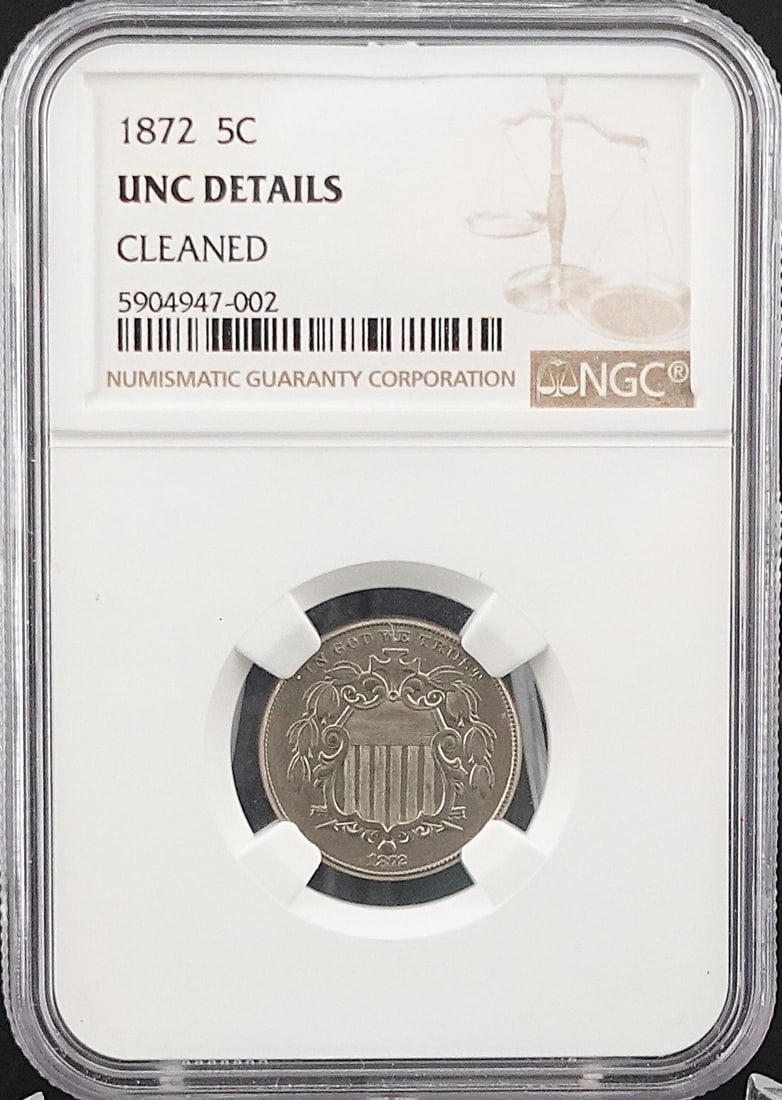 1872 Shield Nickel