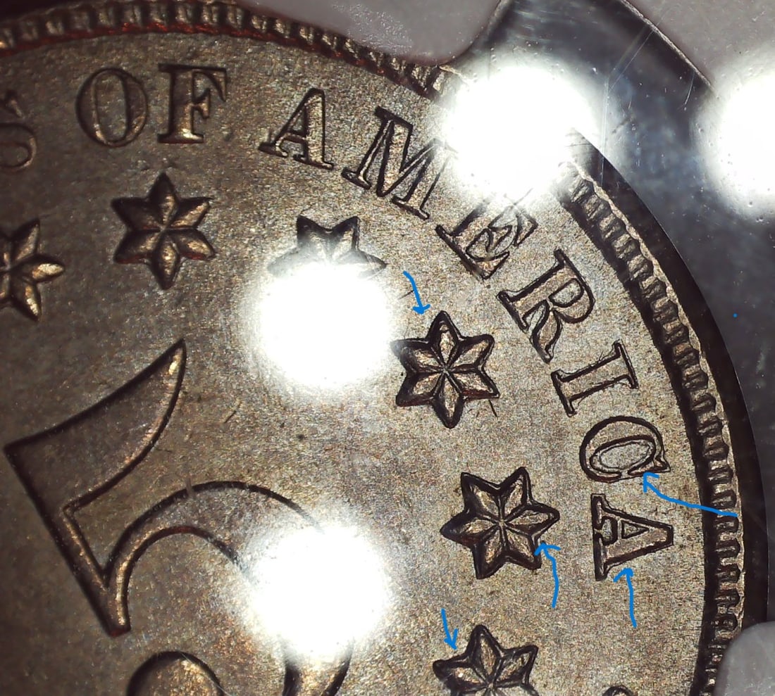 1872 Shield Nickel - 4