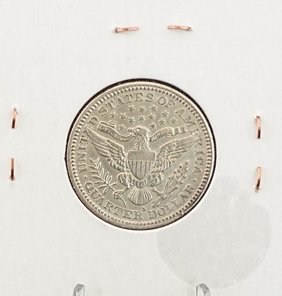 1907-S Barber Quarter - 2