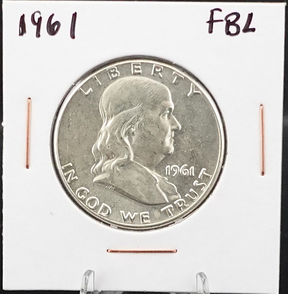 1961 Franklin Half Dollar: This is a High Grade Coin! Possible FBL! 1 Low Estimate: 40 High Estimate: 50