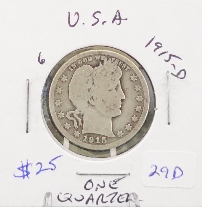 (2) Barber Quarter (1 of 4)