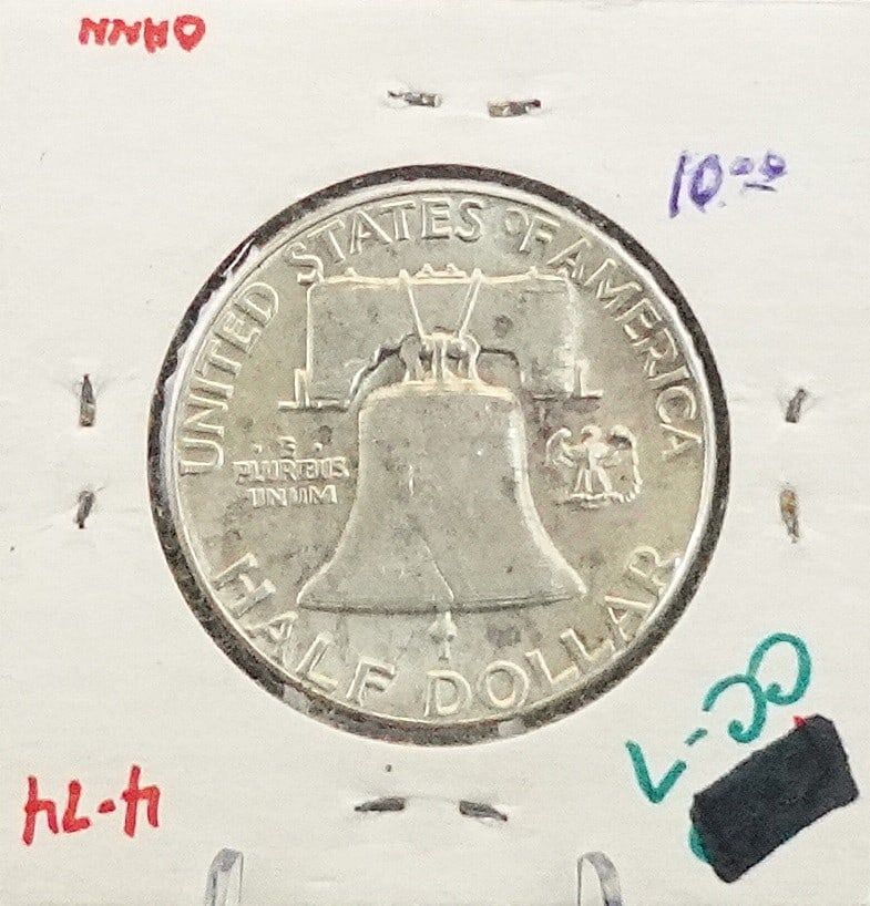 1954 Franklin Half Dollar - 2