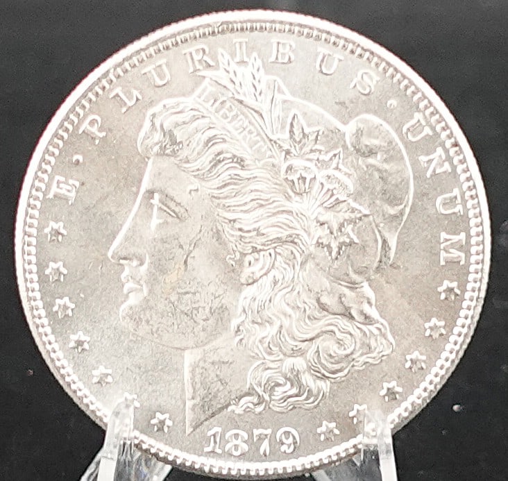 1879-S Morgan Dollar: This is a High Grade Coin! This is Proof Like! Low Estimate: 200 High Estimate: 250
