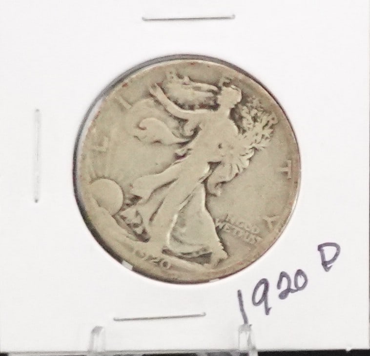 1920-D Walking Liberty Half Dollar (1 of 2)