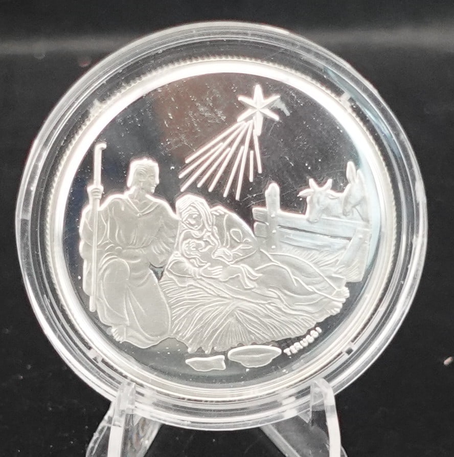2000 5 Diner Andorra Nativity Proof Coin - 2