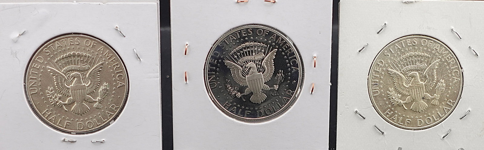 (3) Kennedy Half Dollars - 2