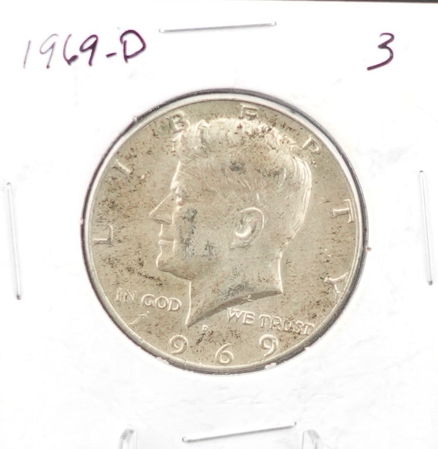 (3) Kennedy Half Dollars (1 of 6)