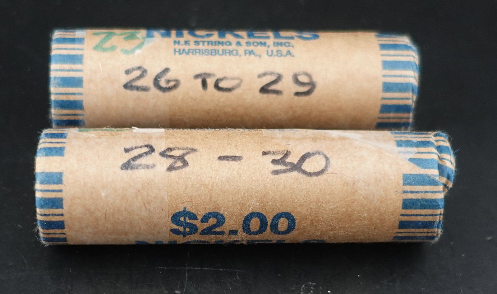 (2) Buffalo Nickel Rolls: These are full date and mint mark Low Estimate: 50 High Estimate: 80