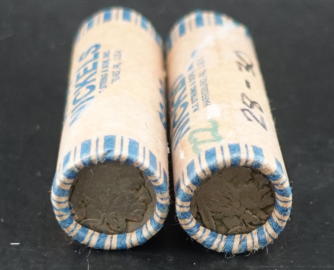 (2) Buffalo Nickel Rolls - 2