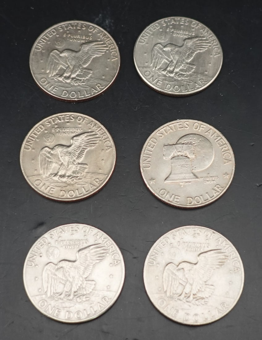 (6) Ike Dollars - 2
