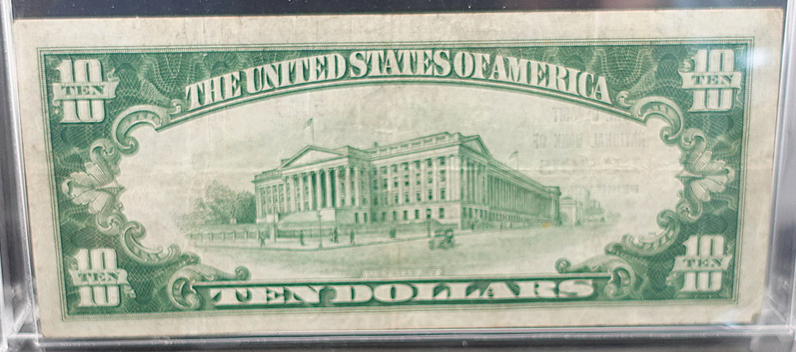 1929 $10 The Deposit National Bank of Du Bois Pennsylvania - 2