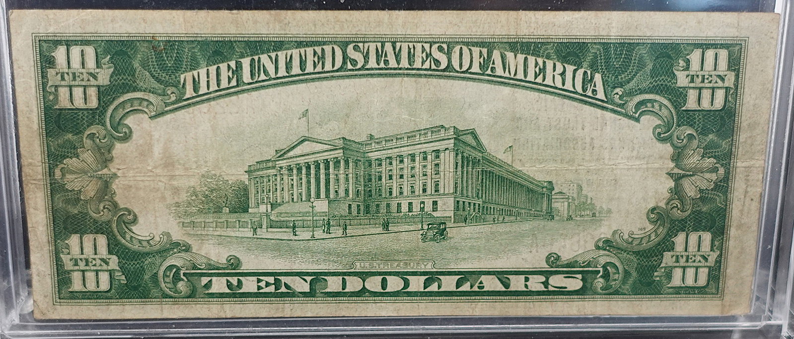 1929 $10 Bank of America National Trust and Savings Association of San Francisco CA - 2