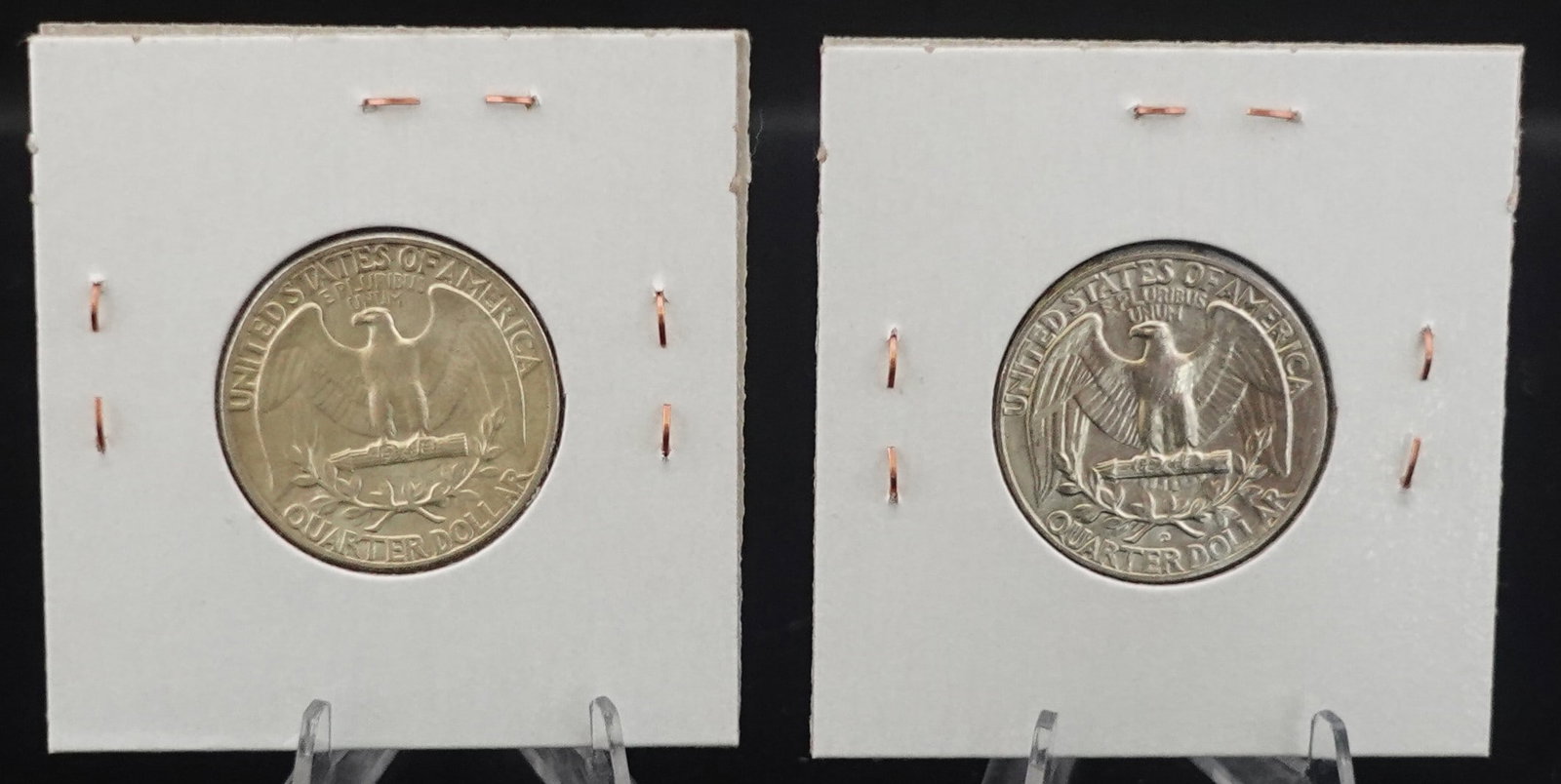 (2) Washington quarters - 2