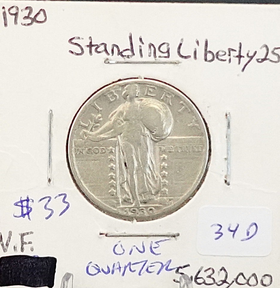 (2) 1936-D Washington Quarter and 1930 SLQ - 3