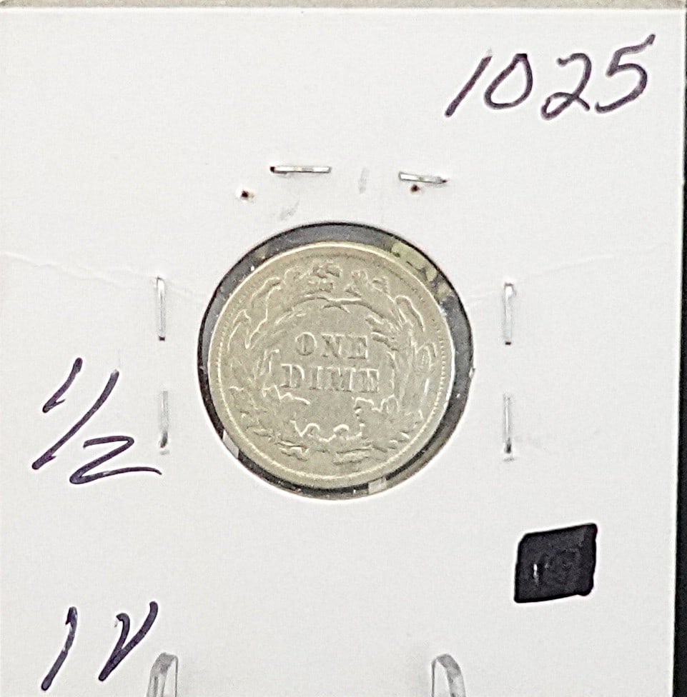1891 Seated Dime - 2