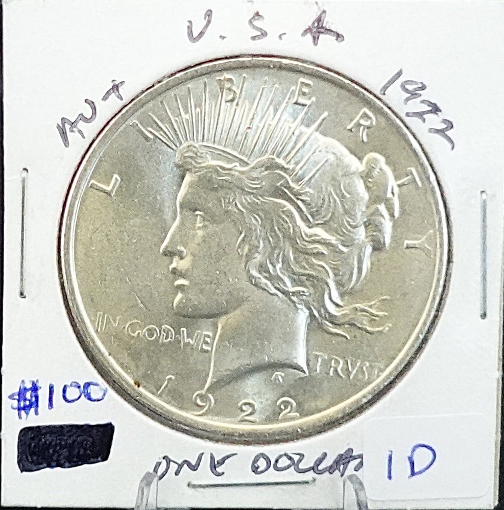 1922 Peace Dollar (1 of 2)