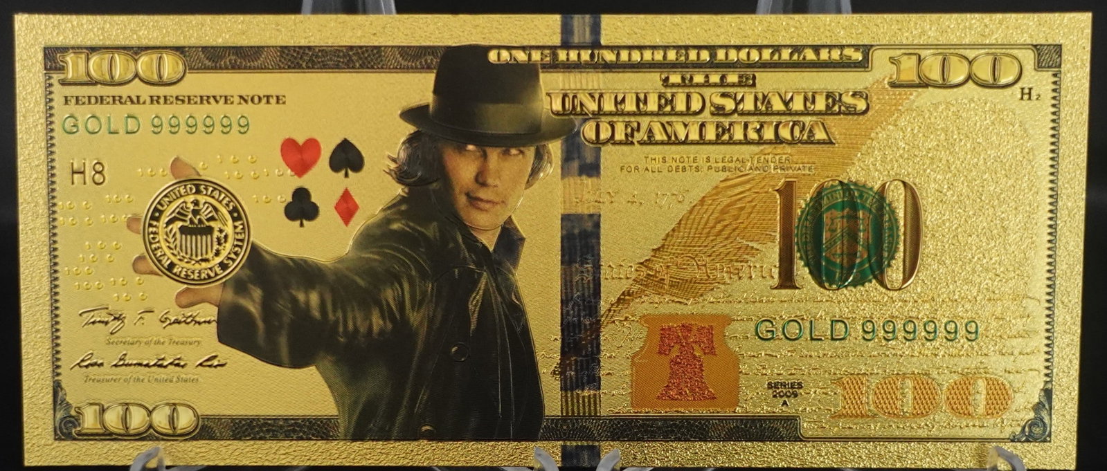 (7) 24k Gold Foil Notes: This also includes the Gambit $100 Note! Low Estimate: 40.00 High Estimate: 50.00