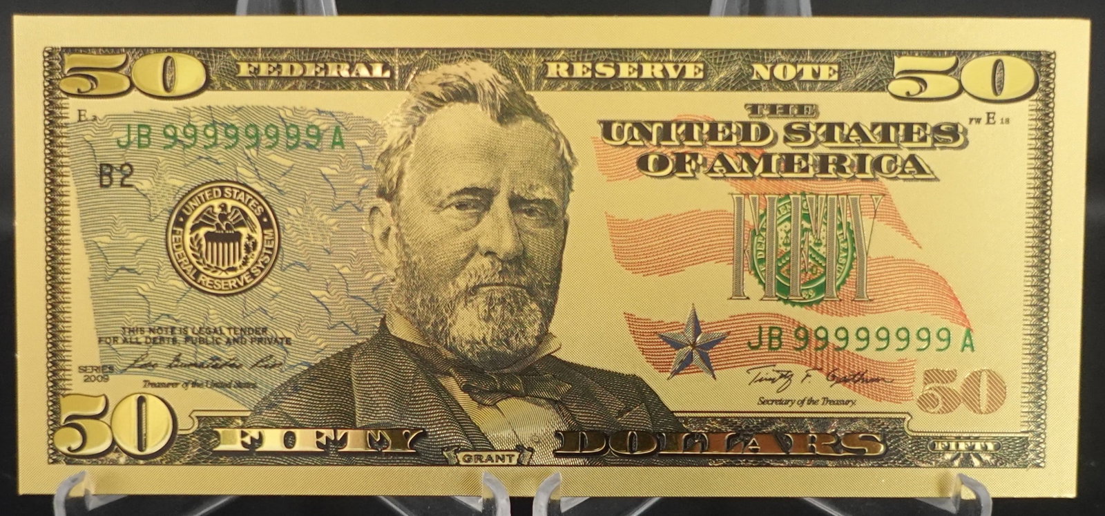 (7) 24k Gold Foil Notes - 3