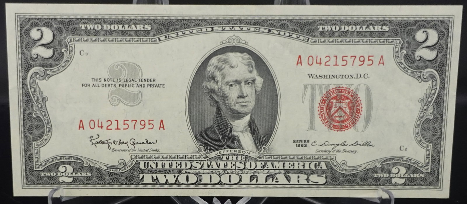 1963 and 1963-A Red Seal $2 Notes - 3
