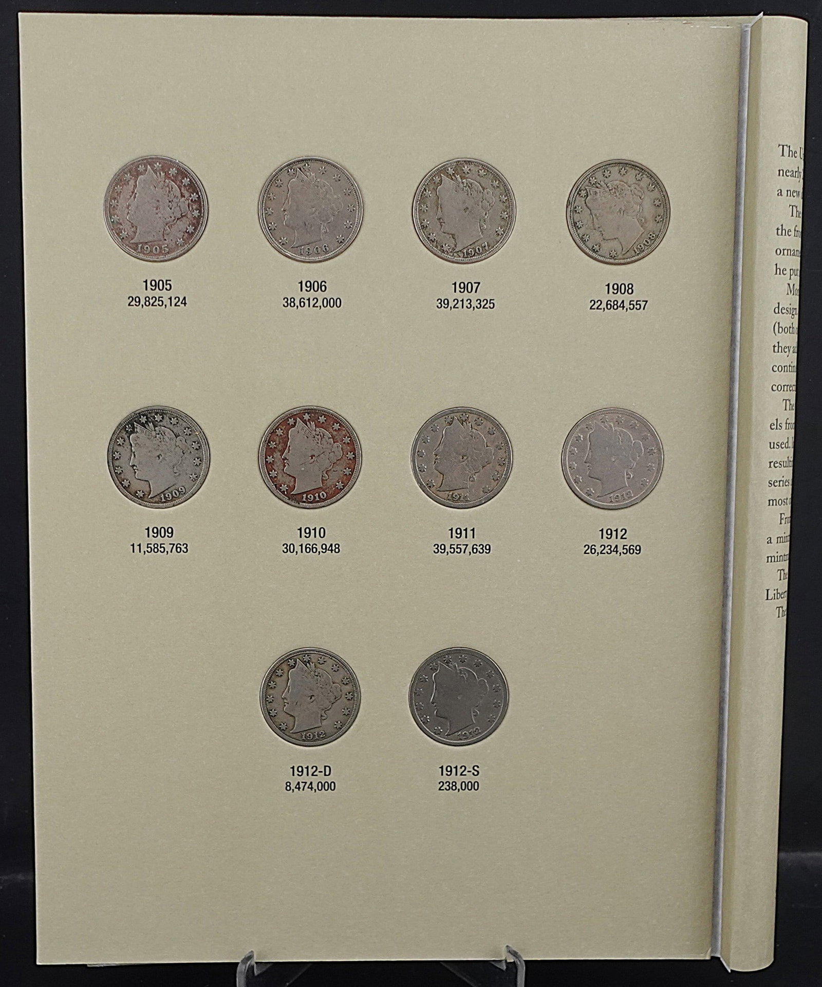 Partial Set of V Nickels - 4