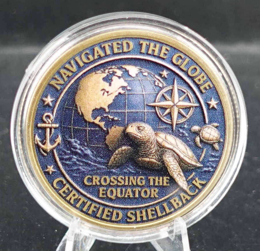 Navy Shellback Challenge Coin - 2
