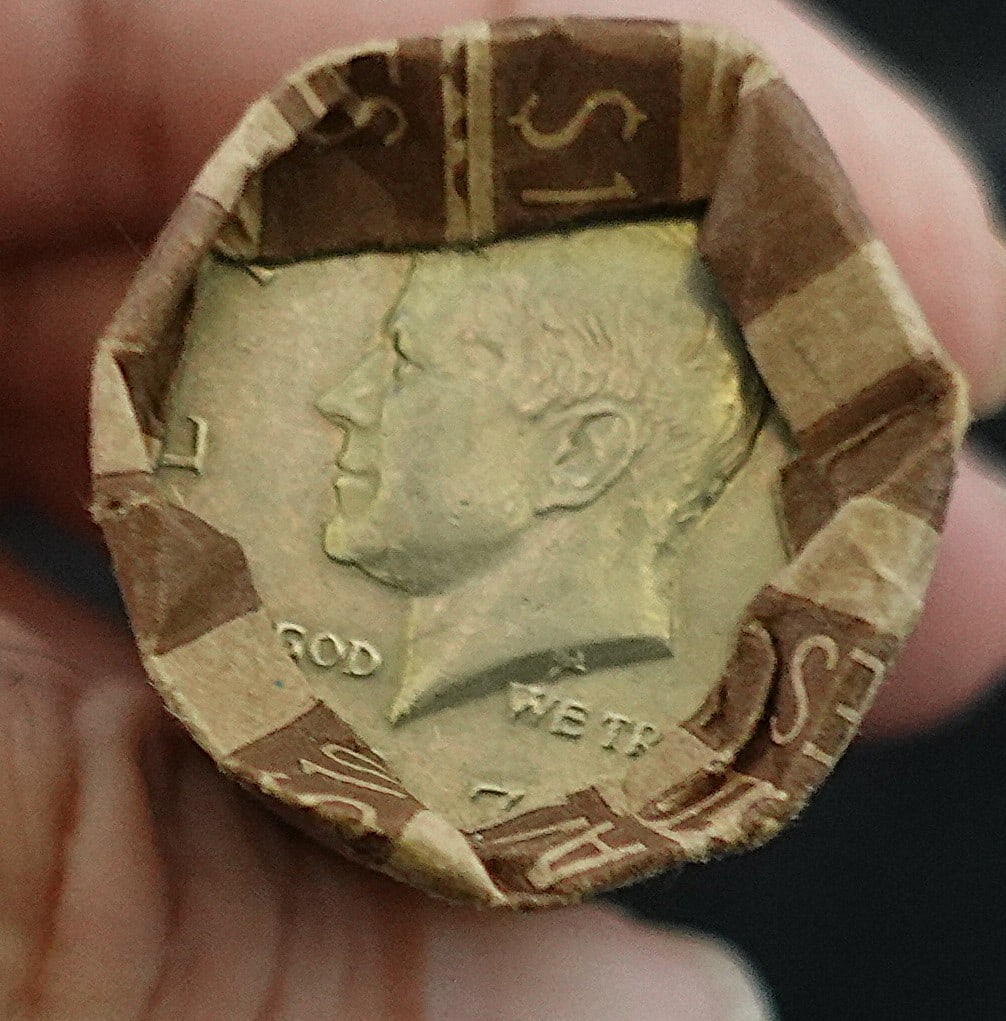 Roll of Kennedy Half Dollars - 3