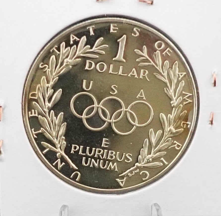 1988-S Olympic One Dollar Coin - 2