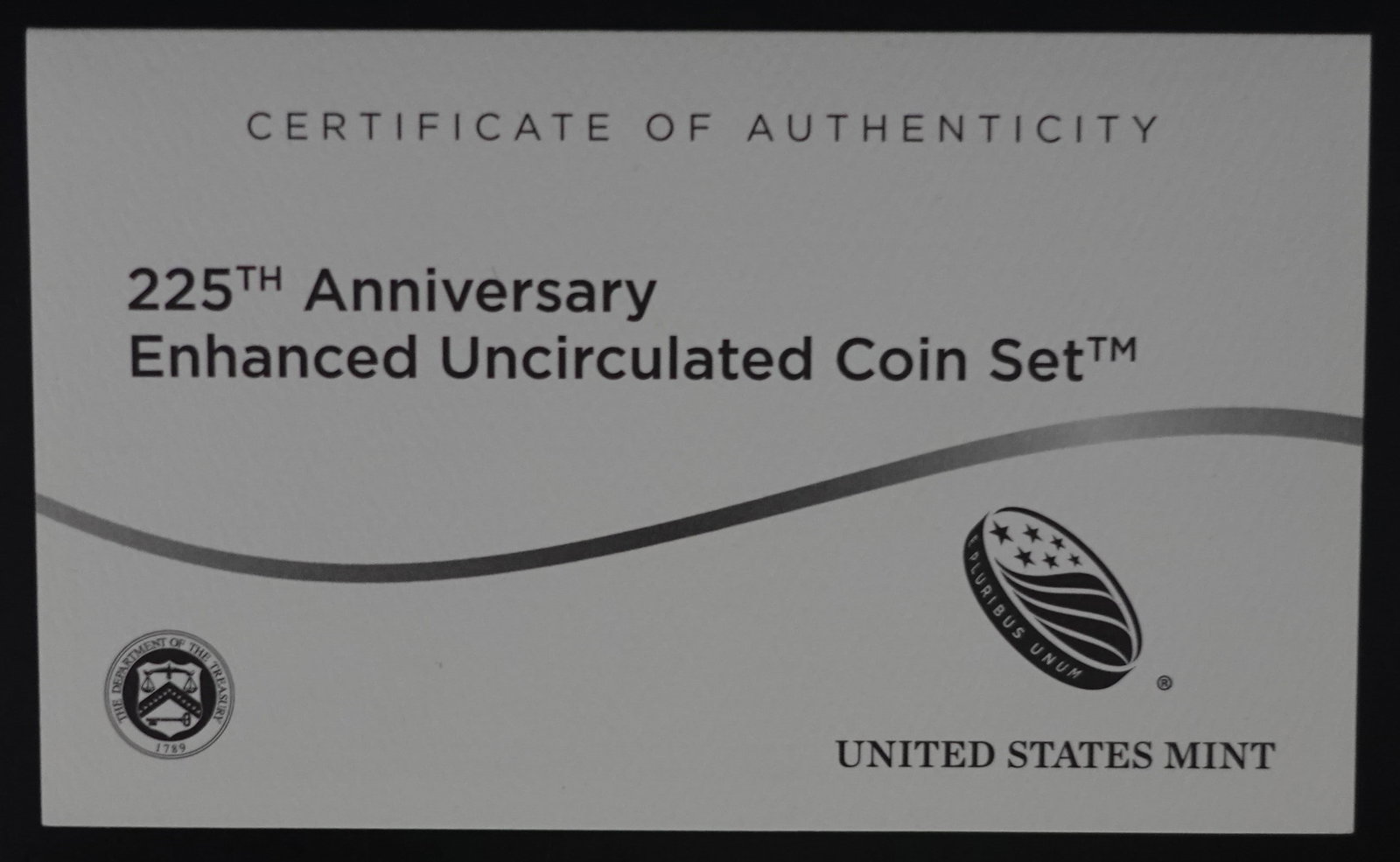 225th Anniversary Enhanced Uncirculated Coin Set - 4