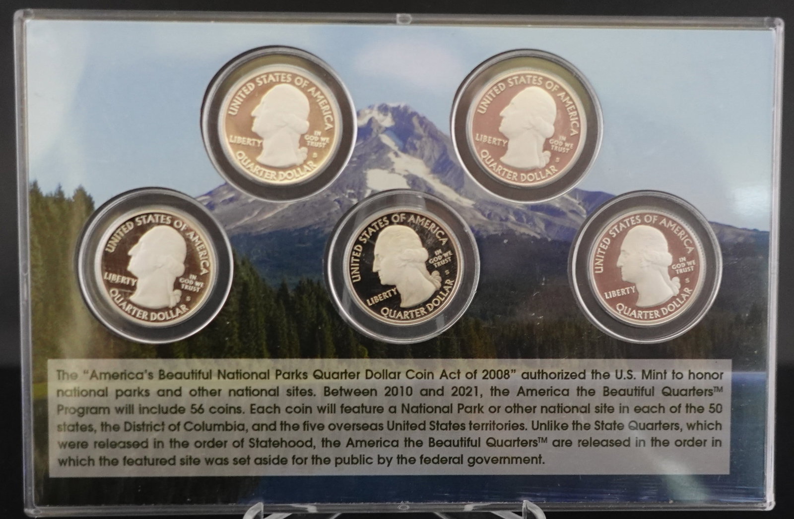 2019 National Parks State Quarter Set (1 of 2)