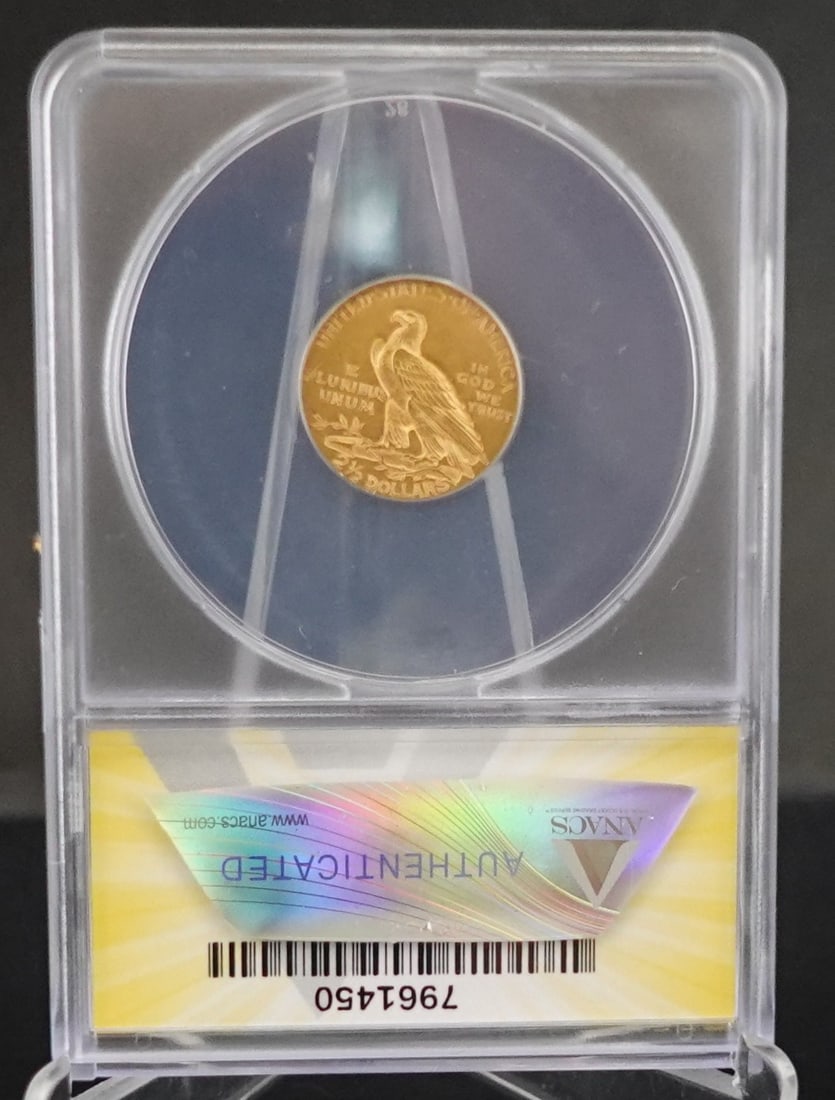 1911 $2.50 Indian Gold Coin - 2