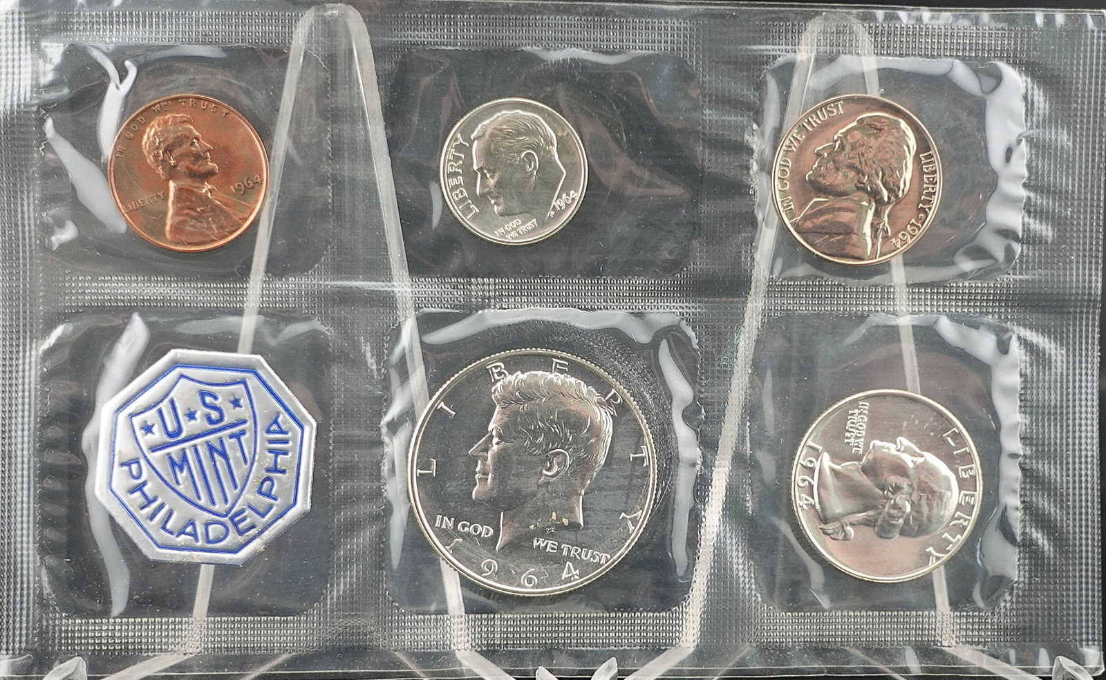 1964 Mint Set: This has the 90% Silver Coins