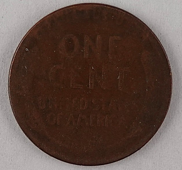 1922 No D Weak Reverse Wheat Cent - 2