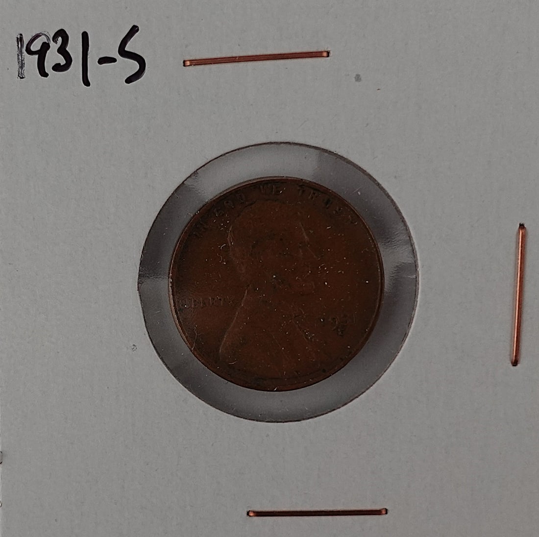 1909-S Wheat Cent - 3