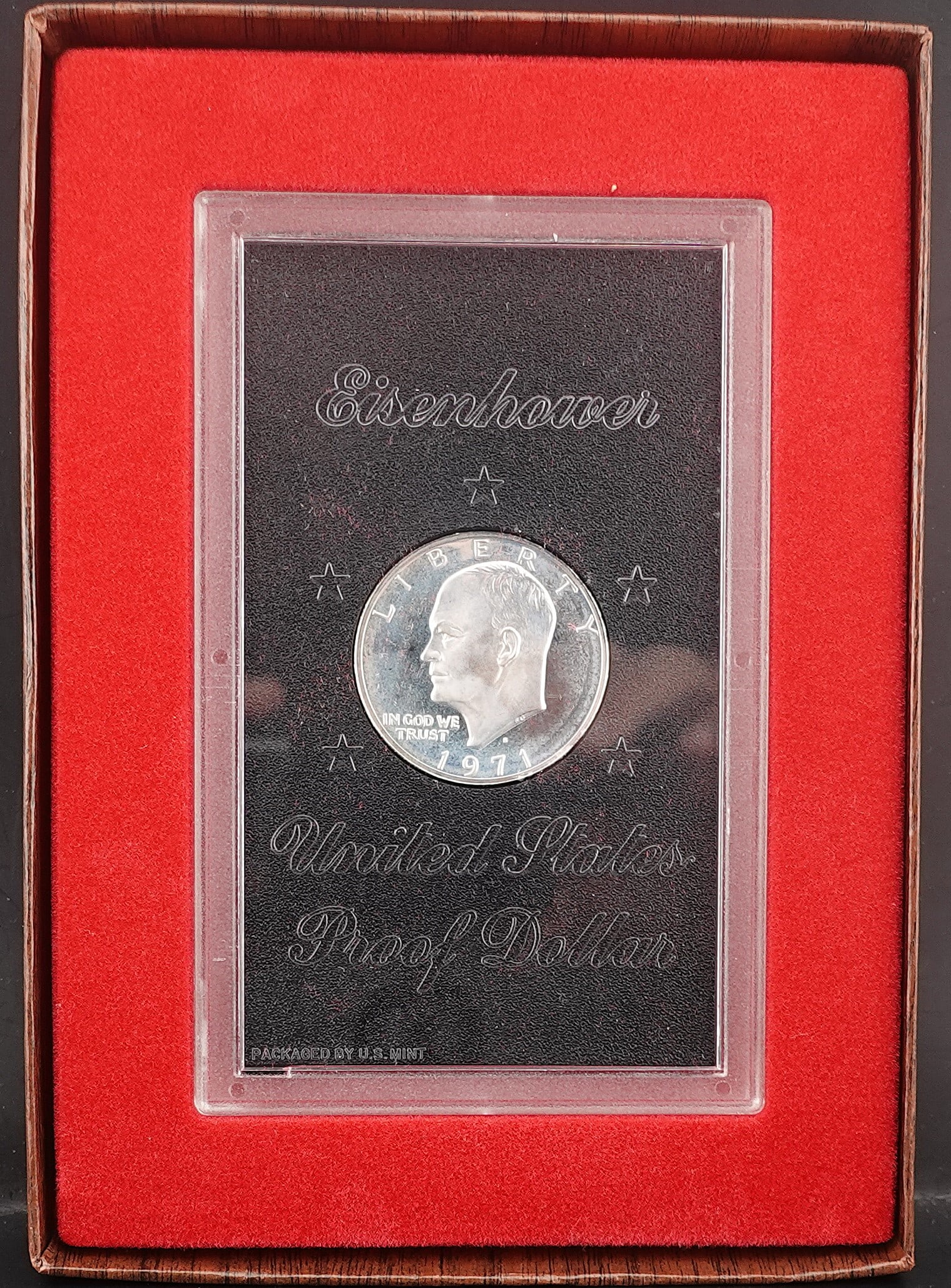 1971-S Ike Dollar: In Mint Holder