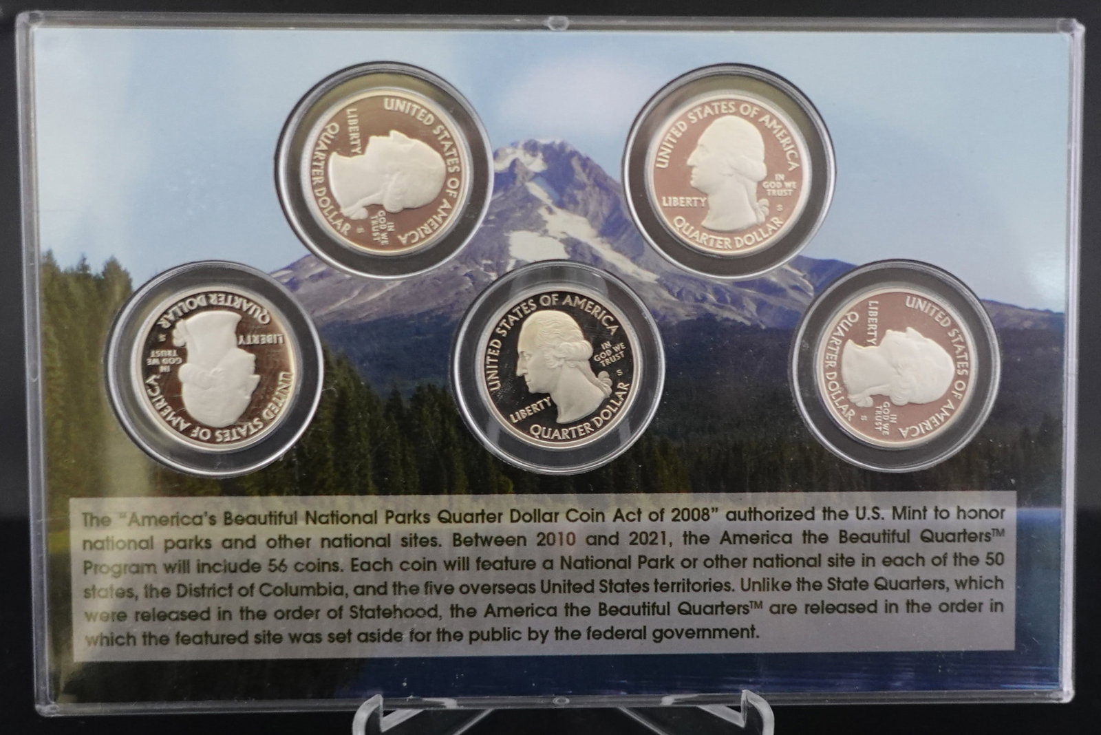 2019 National Parks State Quarter Set 2 - 2