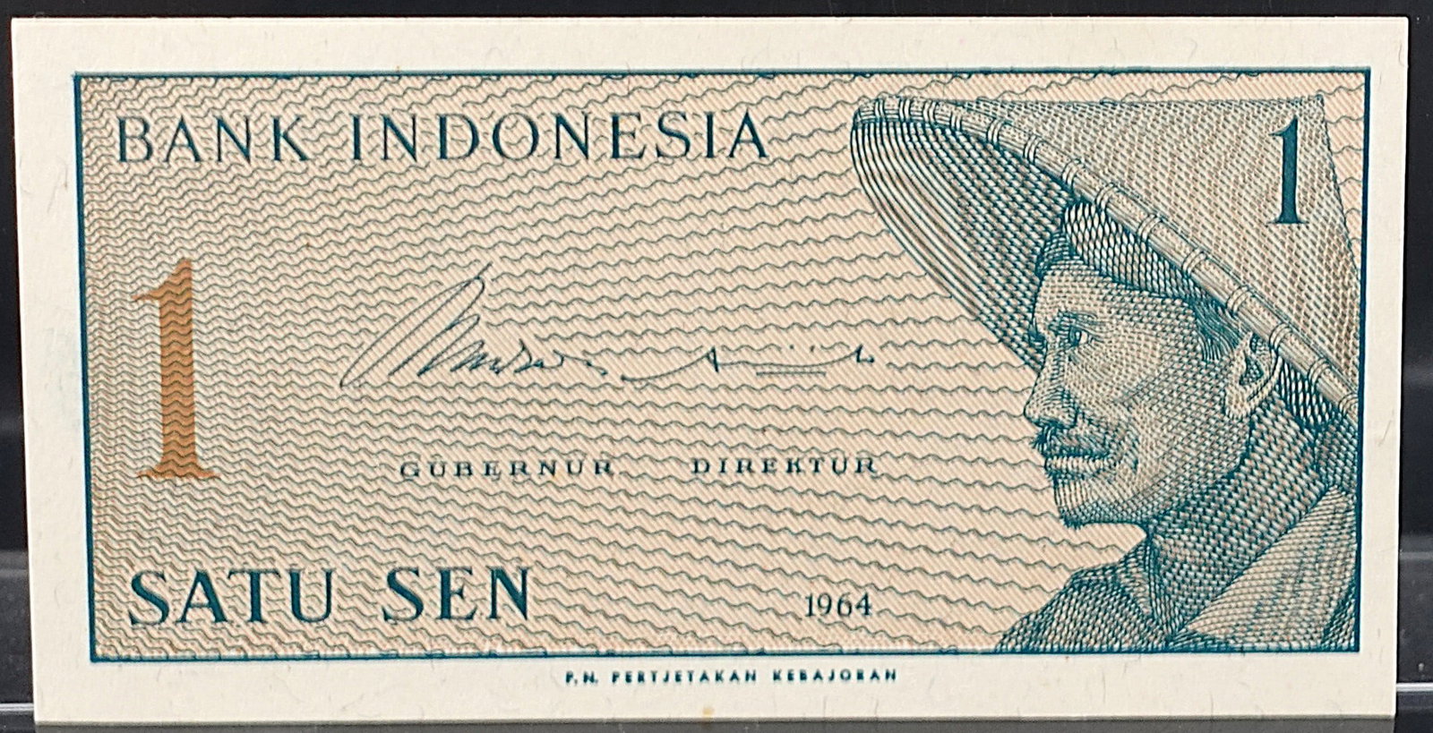 (2) $1 Sen Indonesia Notes: (2) $1 Sen Indonesia Notes