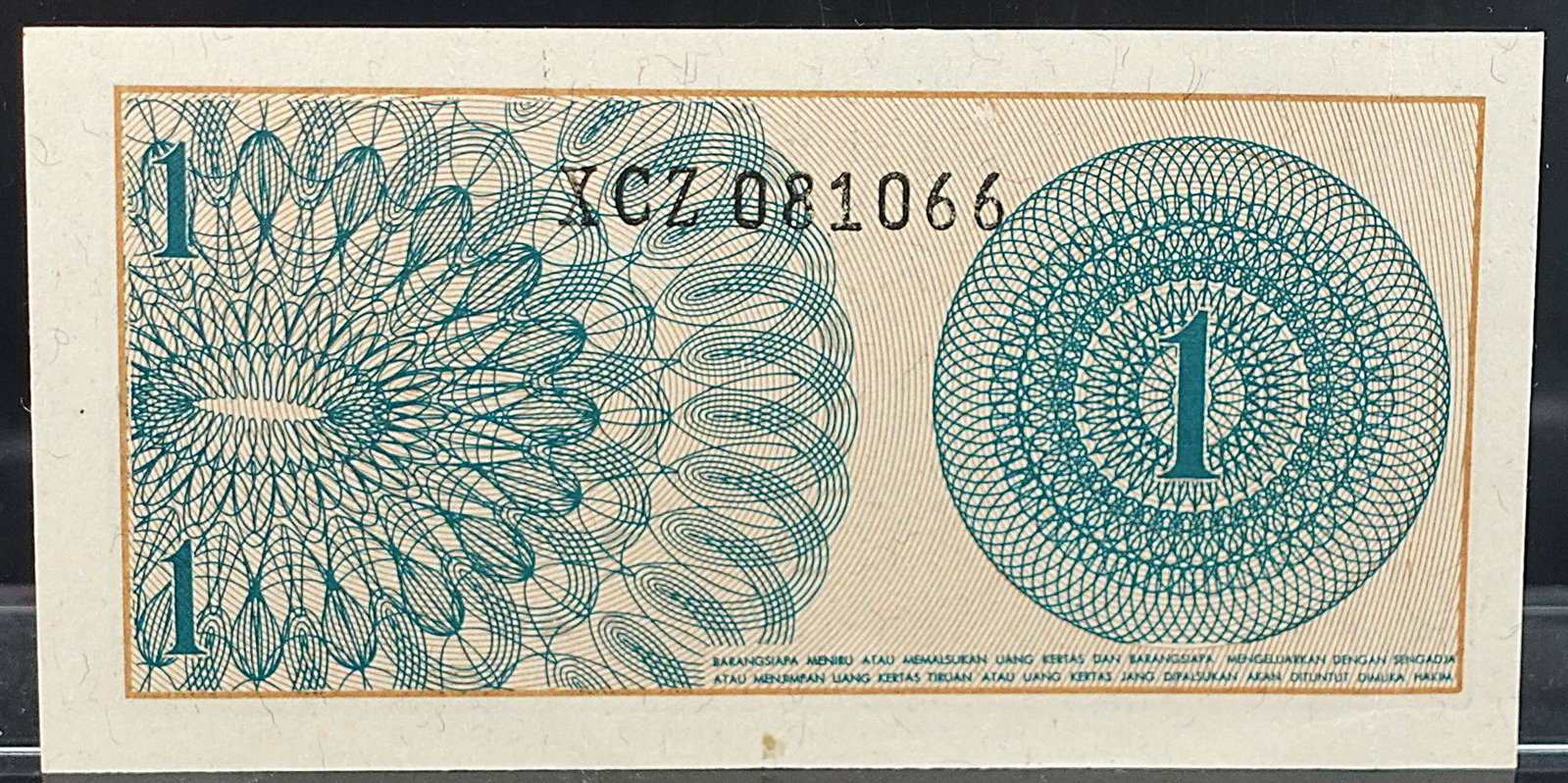 (2) $1 Sen Indonesia Notes - 4