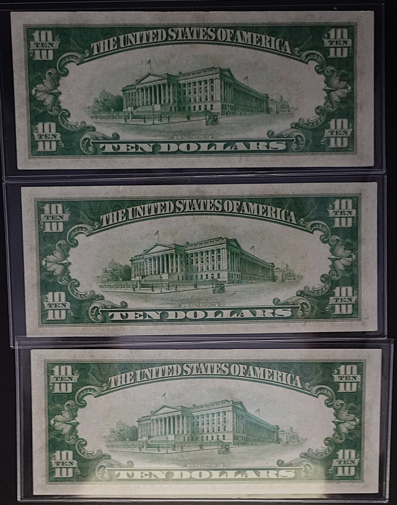 1934 Lime Green $10 Bills - 2
