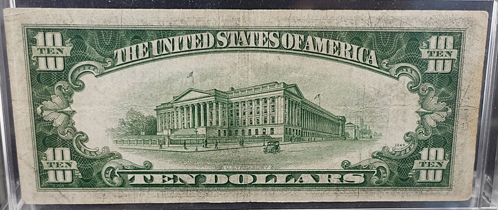 1934 C $10 Silver Certificate - 2