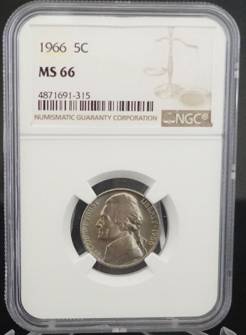 1966 and 1969-D Jefferson Nickels: Graded by NGC